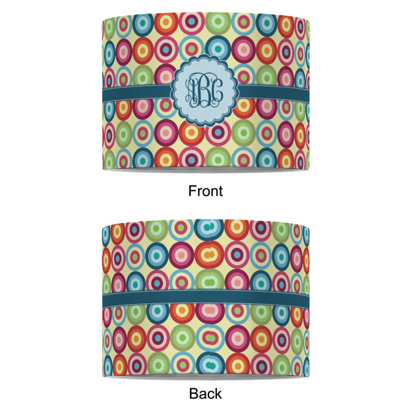 Retro Circles 8" Drum Lampshade - APPROVAL (Fabric)