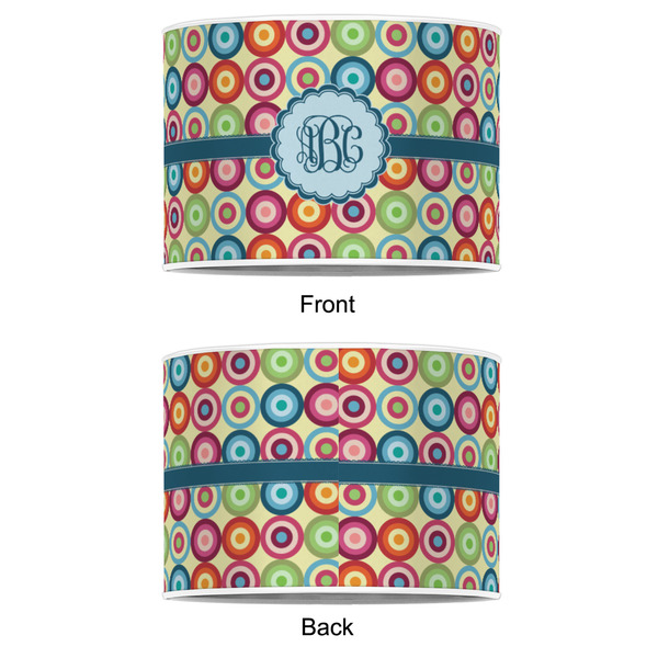 Retro Circles 8" Drum Lampshade - APPROVAL (Poly Film)