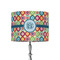 Retro Circles 8" Drum Lamp Shade - Fabric (Personalized)
