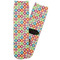 Retro Circles Adult Crew Socks - Single Pair - Front and Back