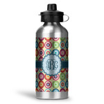 Retro Circles Water Bottle - Aluminum - 20 oz (Personalized)