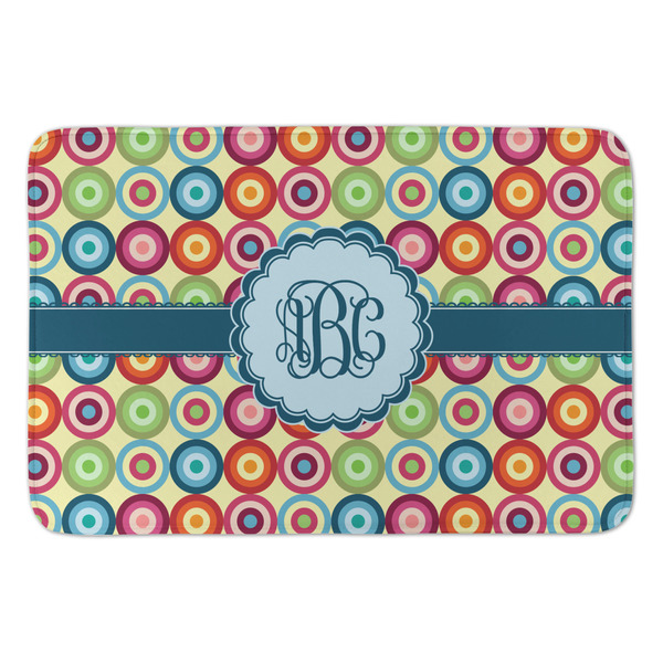 Custom Retro Circles Anti-Fatigue Kitchen Mat (Personalized)