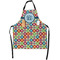 Retro Circles Apron With Pockets w/ Monogram