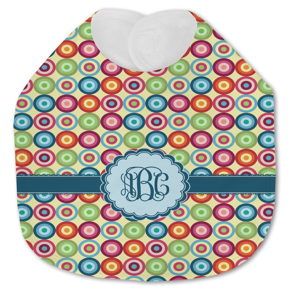 Retro Circles Baby Bib - AFT closed
