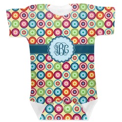 Retro Circles Baby Bodysuit (Personalized)