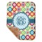 Retro Circles Sherpa Baby Blanket - 30" x 40" w/ Monograms