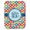 Retro Circles Baby Swaddling Blanket (Personalized)