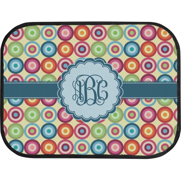 Retro Circles Back Seat Car Mat