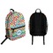 Retro Circles Backpack front and back - Apvl