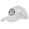 Retro Circles Baseball Cap - White (Personalized)