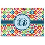 Retro Circles Woven Mat (Personalized)