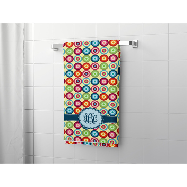 Retro Circles Bath Towel - LIFESTYLE