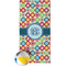 Retro Circles Beach Towel (Personalized)