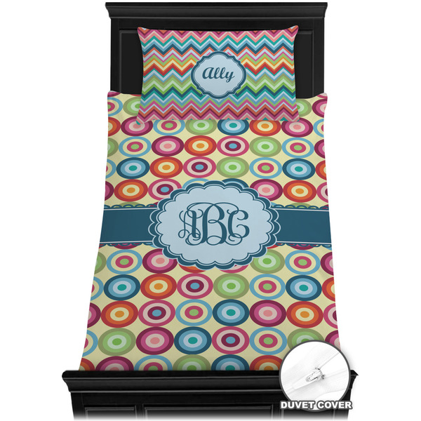 Retro Circles Bedding Set (TwinXL) - Duvet