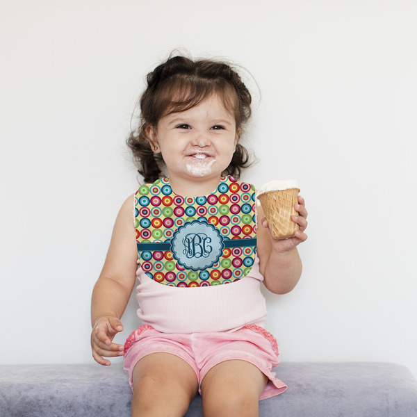 Retro Circles Bib Lifestyle Girl