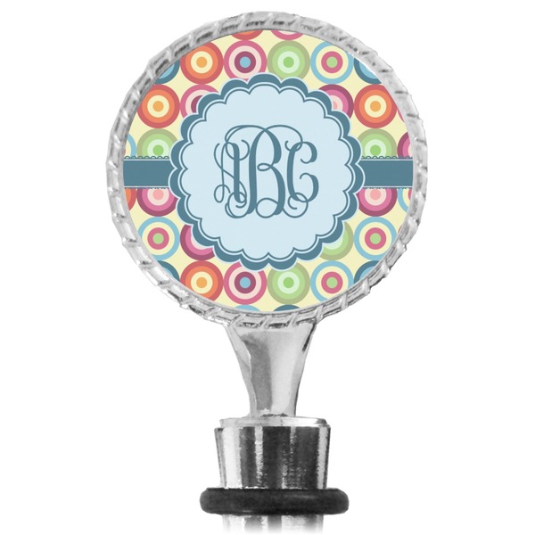 Retro Circles Bottle Stopper Main View