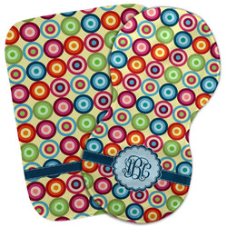 Retro Circles Burp Cloth (Personalized)