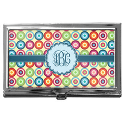 Retro Circles Business Card Case