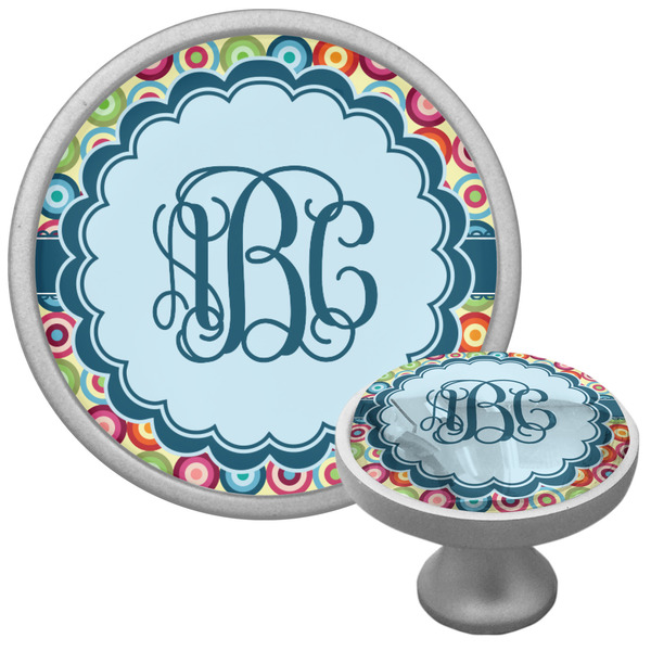 Custom Retro Circles Cabinet Knob (Personalized)