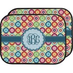 Retro Circles Car Floor Mats (Back Seat) (Personalized)