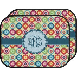 Retro Circles Car Floor Mats (Back Seat) (Personalized)