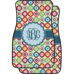 Retro Circles Car Floor Mats (Personalized)