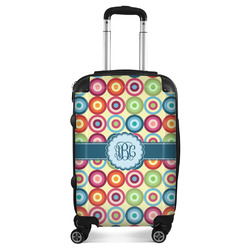 Retro Circles Suitcase - 20" Carry On (Personalized)