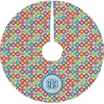 Retro Circles Tree Skirt (Personalized)