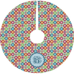 Retro Circles Tree Skirt (Personalized)
