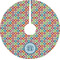 Retro Circles Tree Skirt (Personalized)