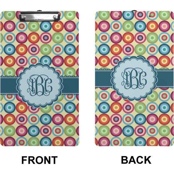 Retro Circles Clipboard (Legal) (Front + Back)