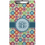Retro Circles Clipboard (Legal Size) (Personalized)