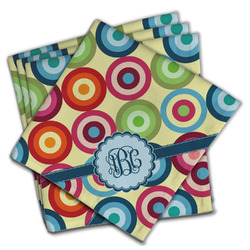 Retro Circles Cloth Napkins (Set of 4) (Personalized)