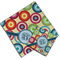 Retro Circles Cloth Napkins - Personalized Lunch & Dinner (PARENT MAIN)