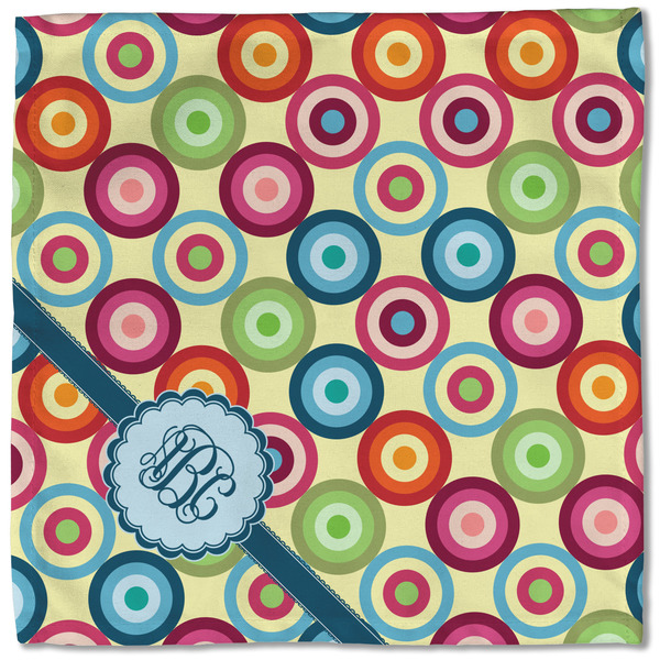 Retro Circles Cloth Napkins - Personalized Lunch (Single Full Open)