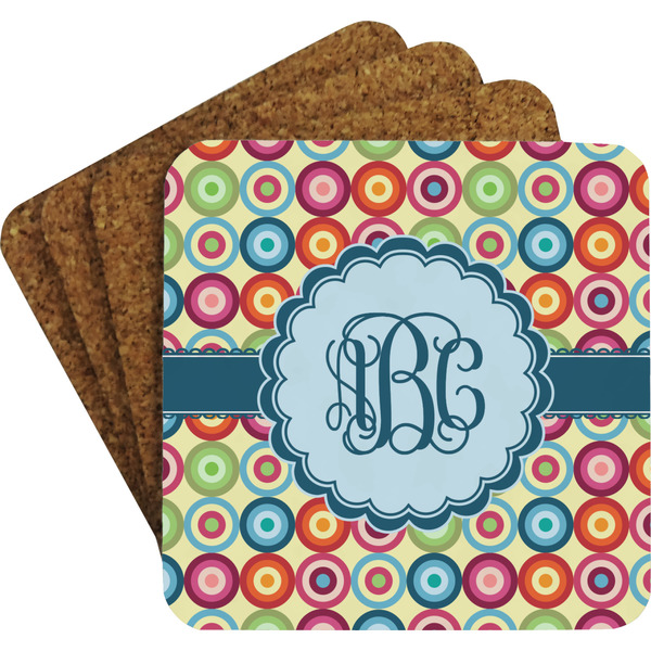 Retro Circles Coaster Set (Personalized)