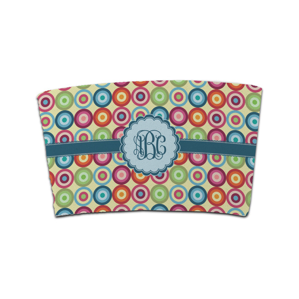 Custom Retro Circles Coffee Cup Sleeve (Personalized)