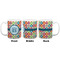 Retro Circles Coffee Mug - 11 oz - White APPROVAL