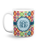 Retro Circles Coffee Mug (Personalized)