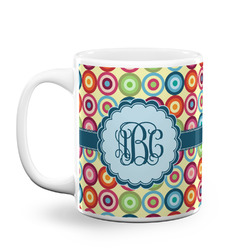 Retro Circles Coffee Mug (Personalized)