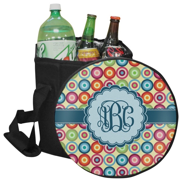 Custom Retro Circles Collapsible Cooler & Seat (Personalized)