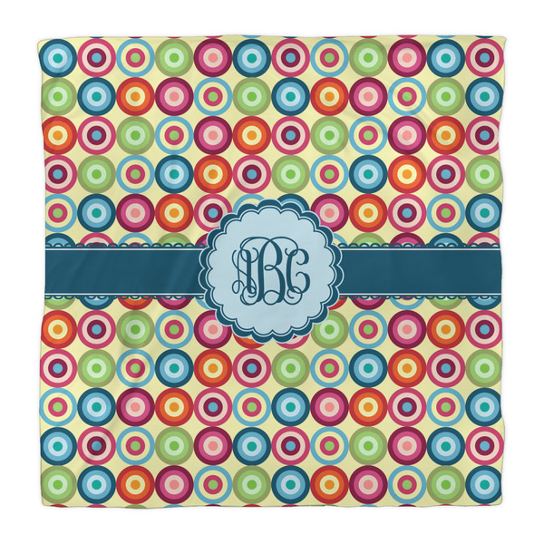 Retro Circles Comforter - Queen - Front