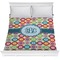 Retro Circles Comforter - Full / Queen (Personalized)