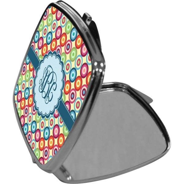 Retro Circles Compact Mirror (Side View)