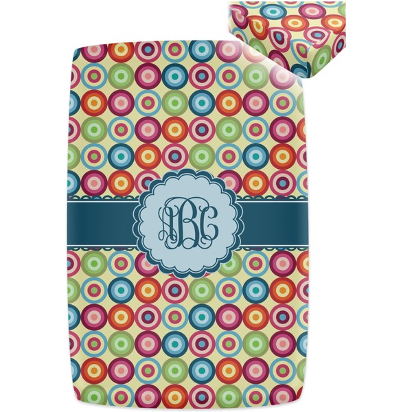 Retro Circles Crib Fitted Sheet - Apvl