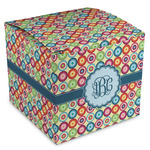 Retro Circles Cube Favor Gift Boxes (Personalized)