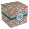 Retro Circles Cube Favor Gift Boxes (Personalized)
