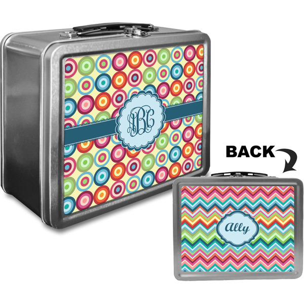 Retro Circles Custom Lunch Box / Tin Approval