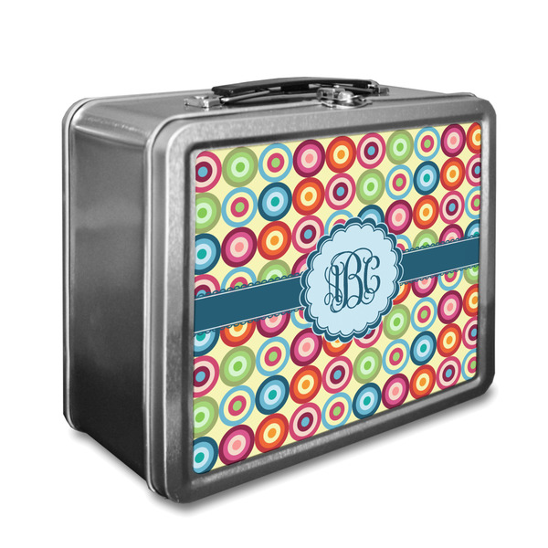Custom Retro Circles Lunch Box (Personalized)