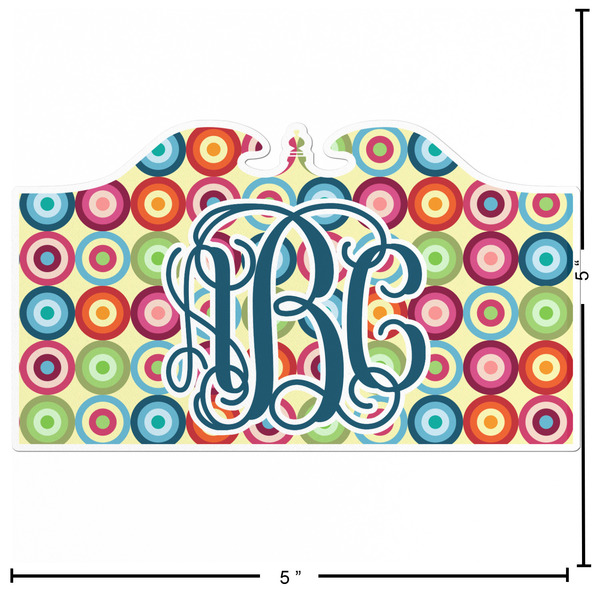 Retro Circles Custom Shape Iron On Patches - L - APPROVAL